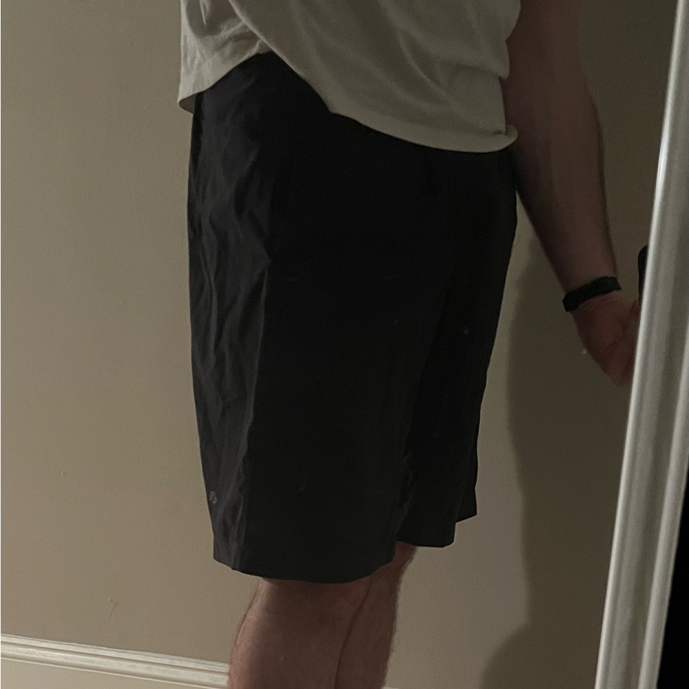 Lululemon Black Core Shorts 11” Linerless Large - image 5